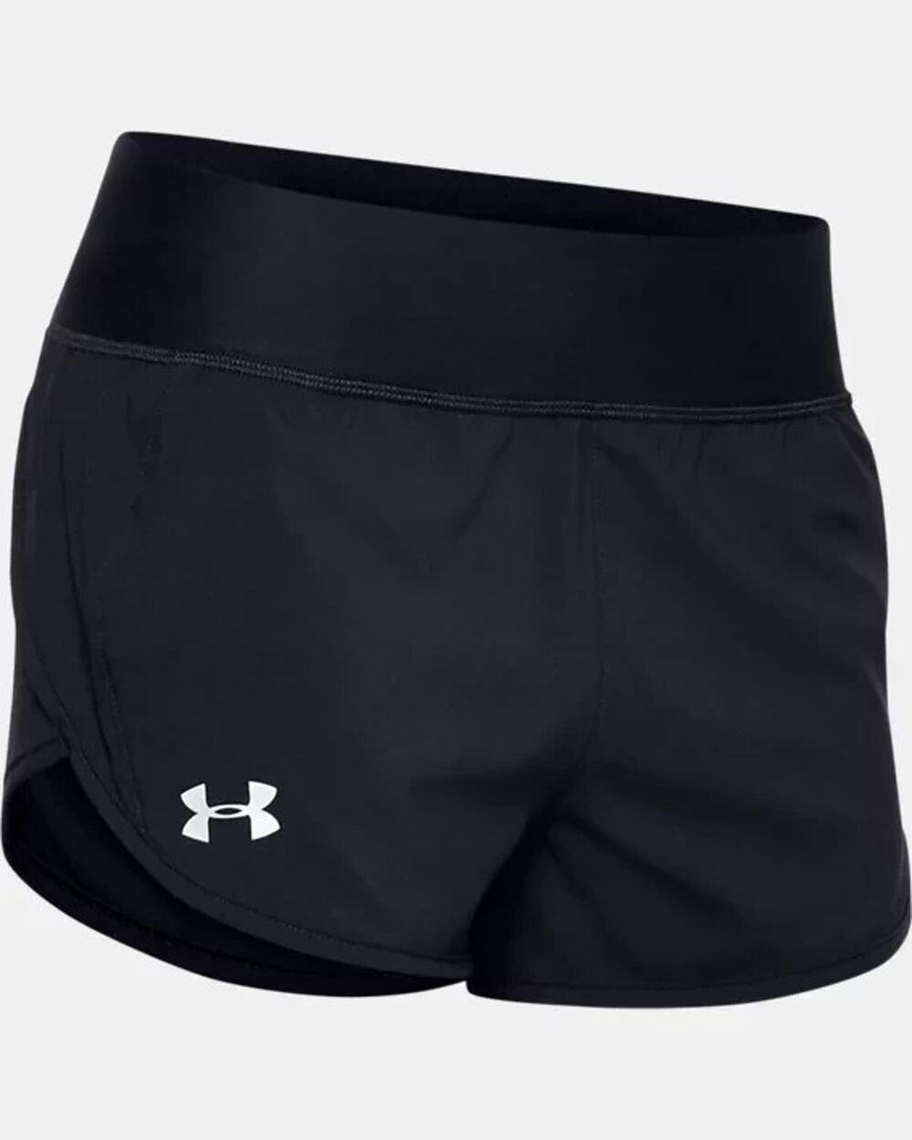 Under Armour Shorts Women's XL Black Run Speedpocket New